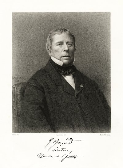 Jean Auguste Dominique Ingres von Jean Baptiste Adolphe Lafosse